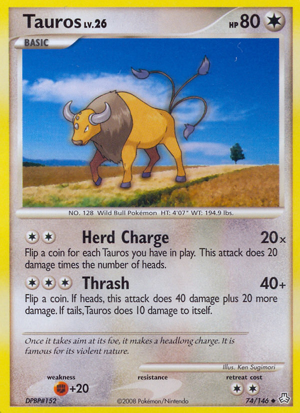Tauros 74/146 Legends Awakened