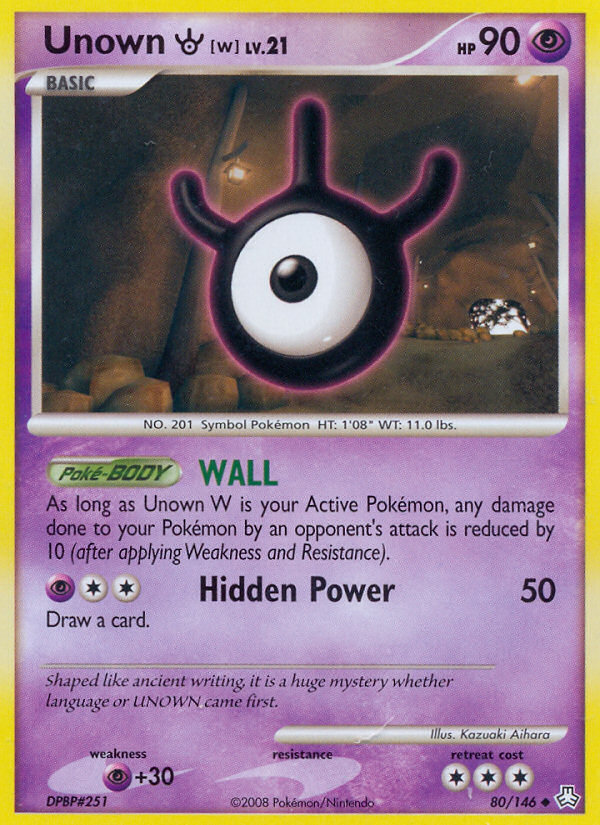 Unown [W] 80/146 Legends Awakened
