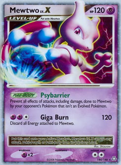 Mewtwo LV.X 144/146 Legends Awakened