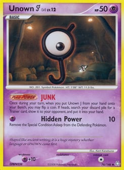 Unown [J] 76/146 Legends Awakened