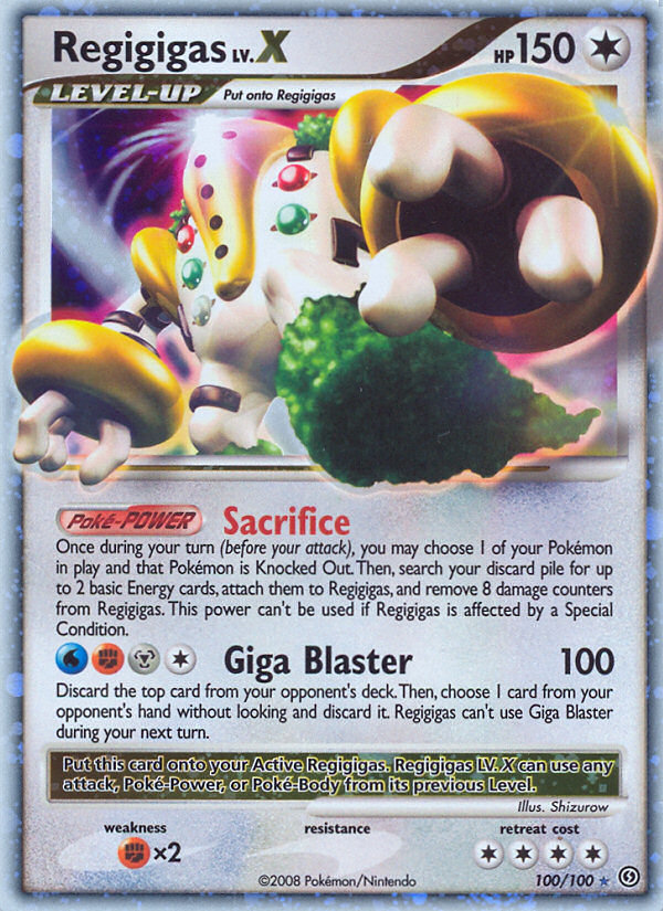 Regigigas LV.X 100/100 Stormfront