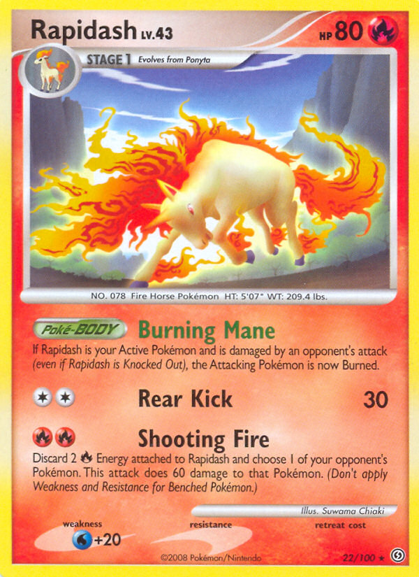 Rapidash 22/100 Stormfront