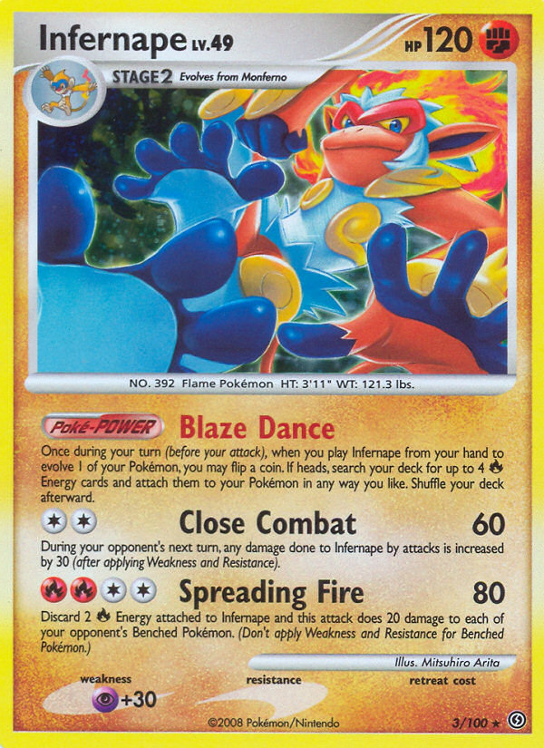 Infernape 3/100 Stormfront