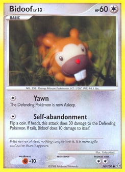 Bidoof 54/100 Stormfront