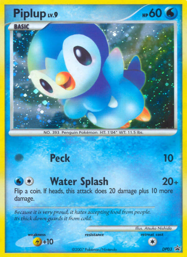 Piplup DP03 DP Black Star Promos