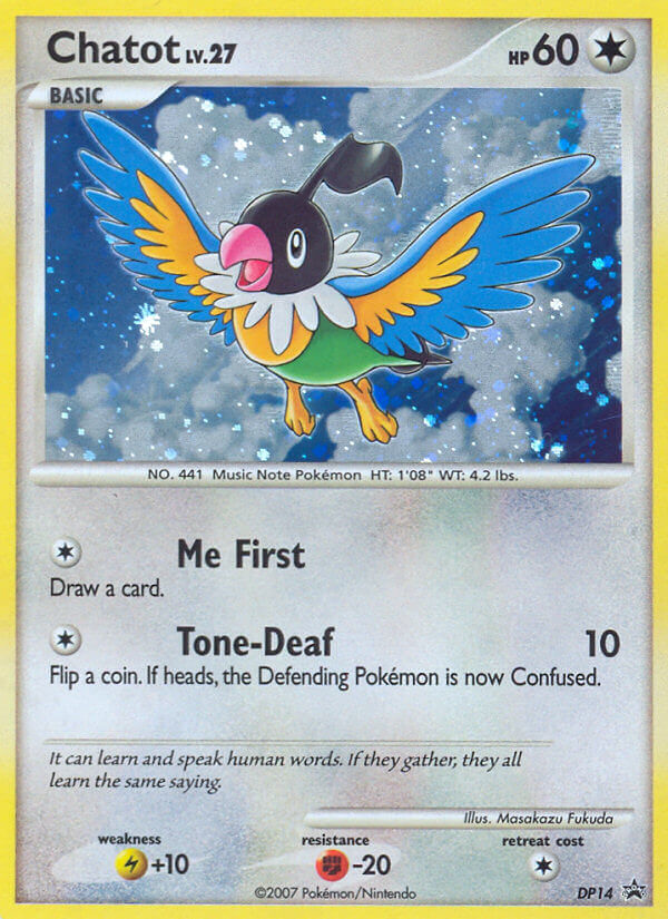 Chatot DP14 DP Black Star Promos
