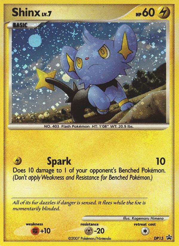 Shinx DP15 DP Black Star Promos