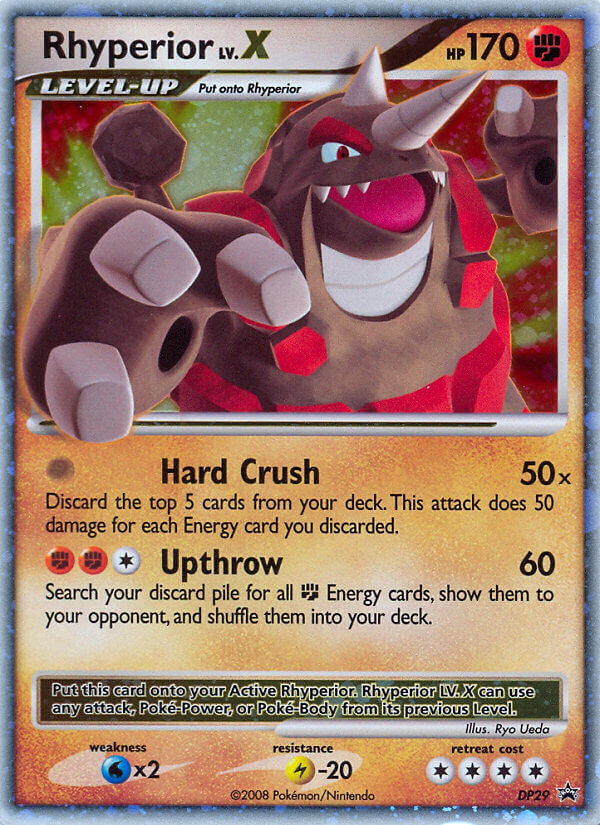 Rhyperior LV.X DP29 DP Black Star Promos