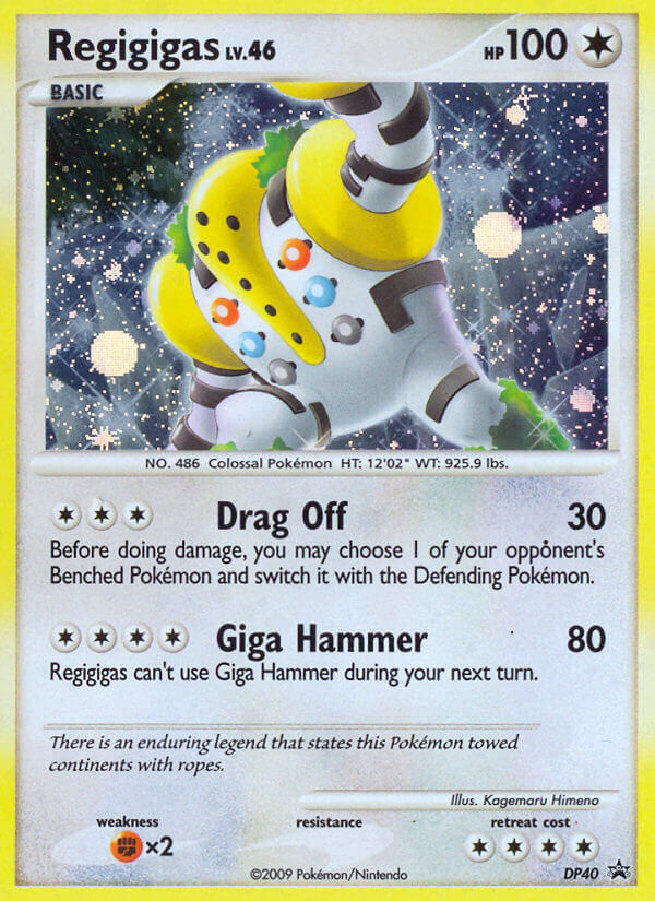 Regigigas DP40 DP Black Star Promos