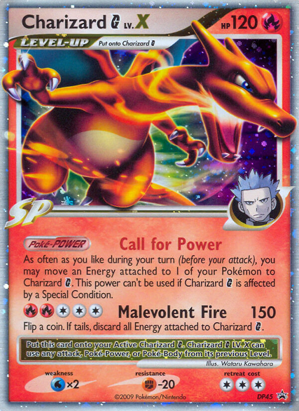Charizard G LV.X DP45 DP Black Star Promos