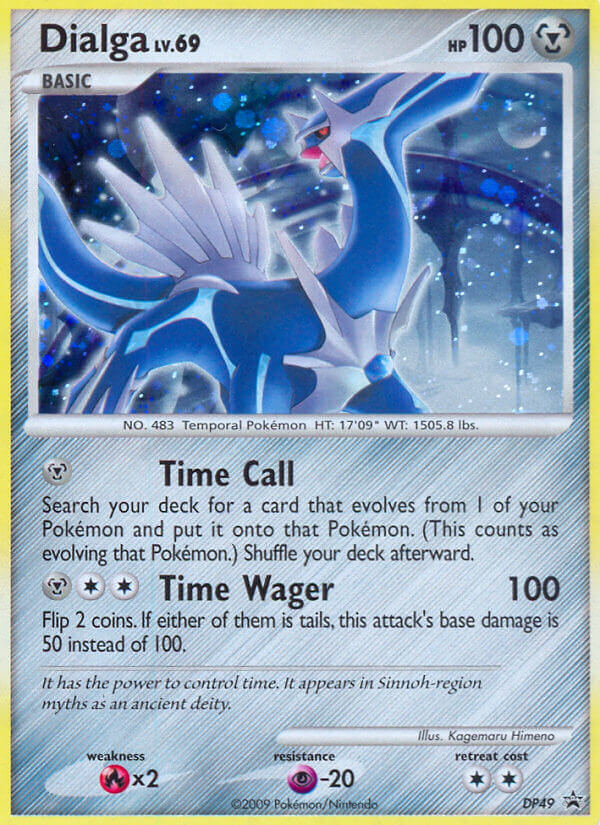Dialga DP49 DP Black Star Promos
