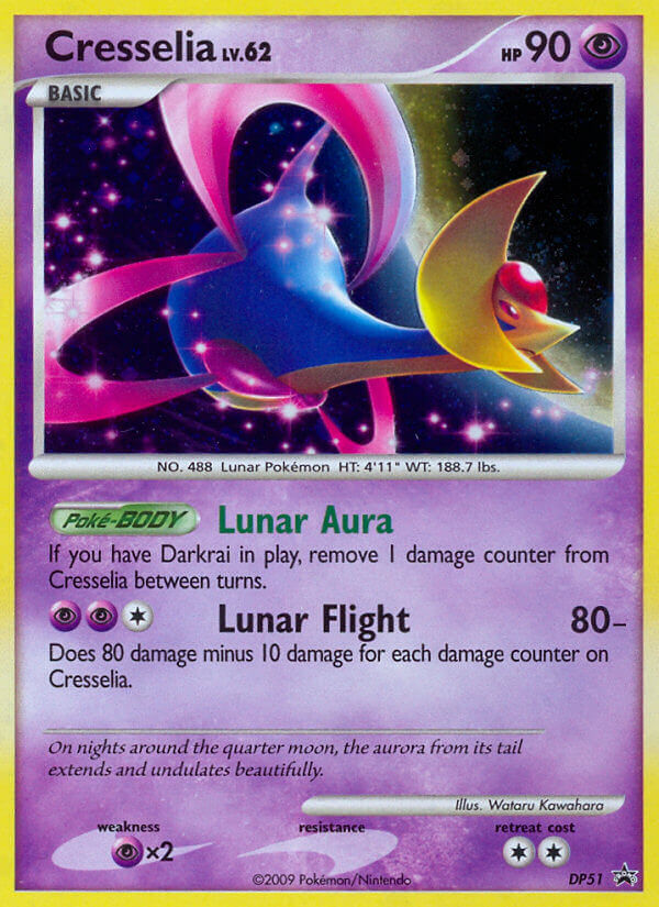 Cresselia DP51 DP Black Star Promos