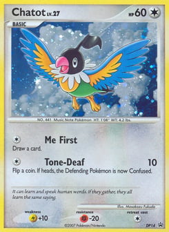 Chatot DP14 DP Black Star Promos