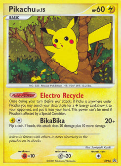 Pikachu DP16 DP Black Star Promos