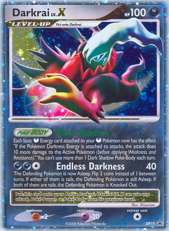 Darkrai LV.X DP19 DP Black Star Promos