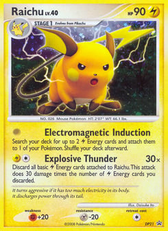 Raichu DP21 DP Black Star Promos