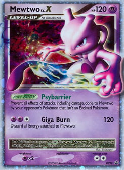 Mewtwo LV.X DP28 DP Black Star Promos
