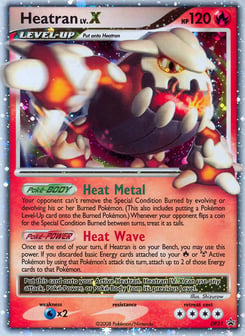 Heatran LV.X DP31 DP Black Star Promos
