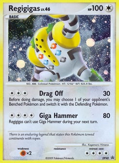 Regigigas DP40 DP Black Star Promos