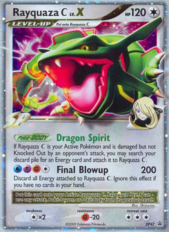 Rayquaza C LV.X DP47 DP Black Star Promos