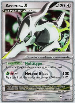 Arceus LV.X DP56 DP Black Star Promos