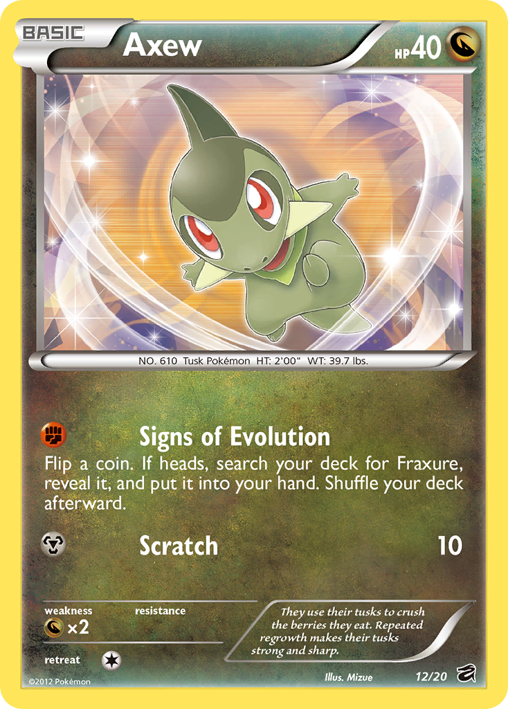 Axew 12/20 Dragon Vault
