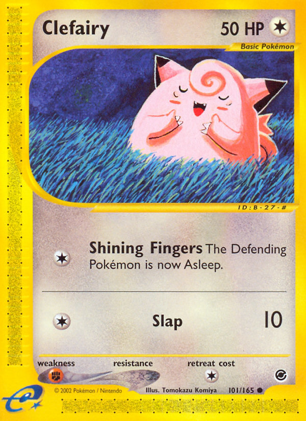 Clefairy 101/165 Expedition Base Set