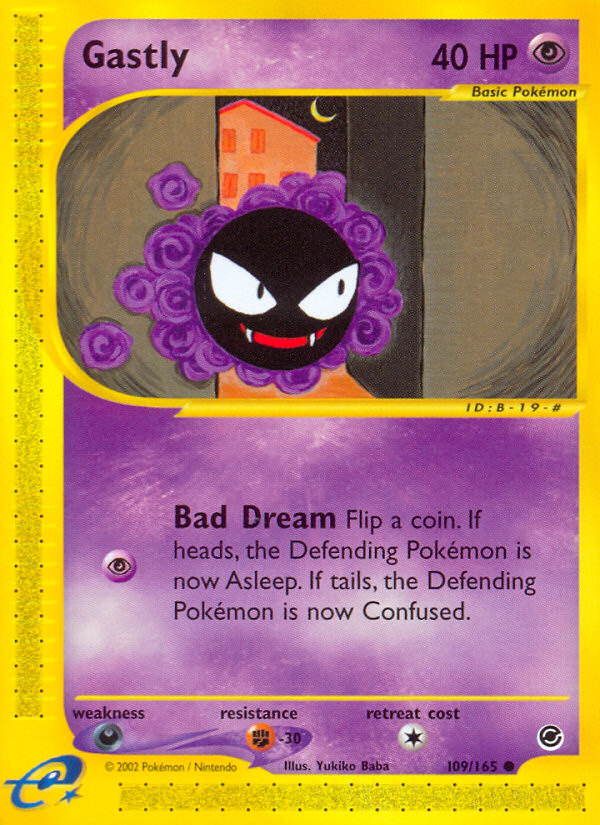 Gastly 109/165 Expedition Base Set