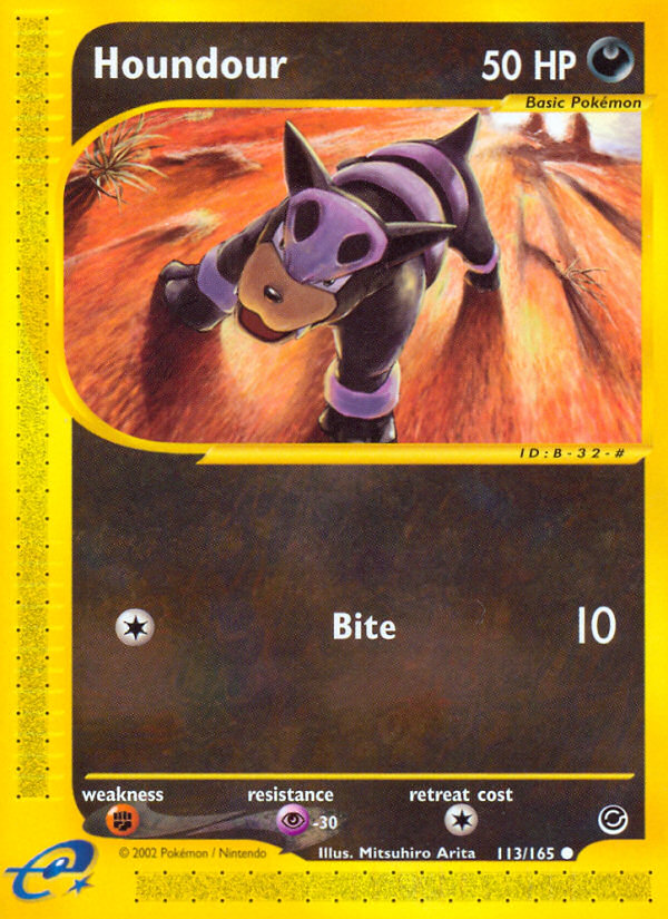 Houndour 113/165 Expedition Base Set
