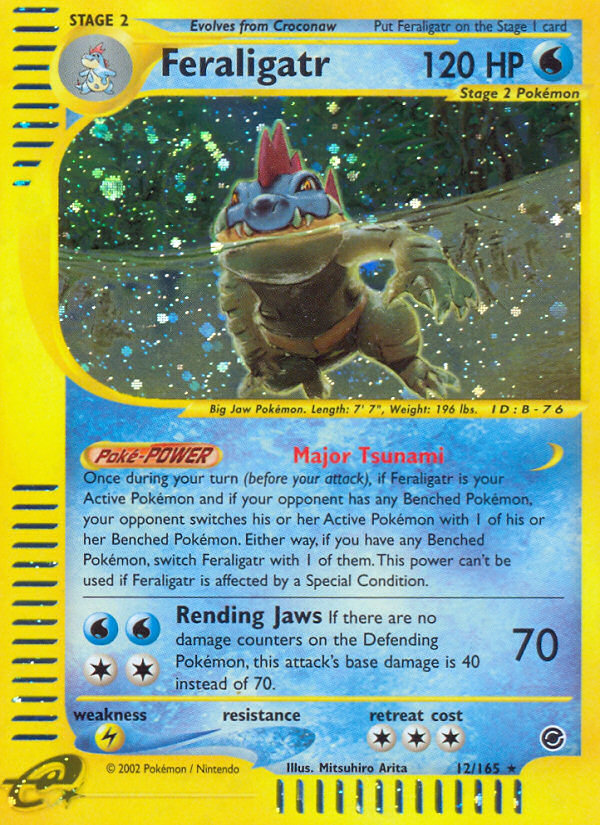 Feraligatr 12/165 Expedition Base Set