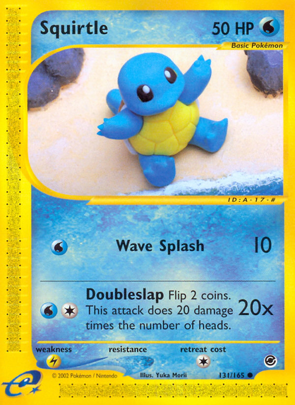 Squirtle 131/165 Expedition Base Set