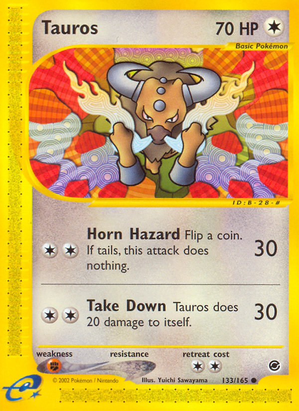 Tauros 133/165 Expedition Base Set