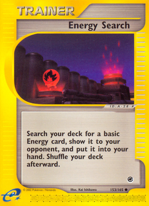 Energy Search 153/165 Expedition Base Set