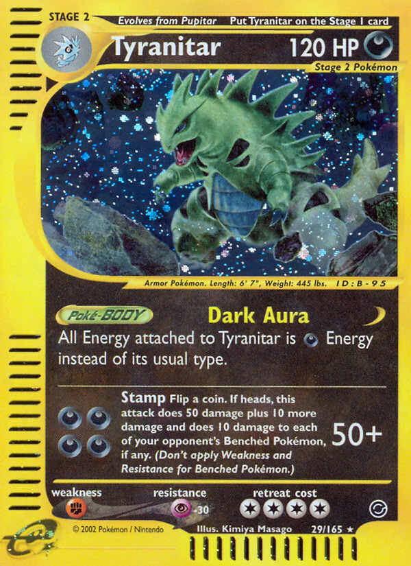 Tyranitar 29/165 Expedition Base Set