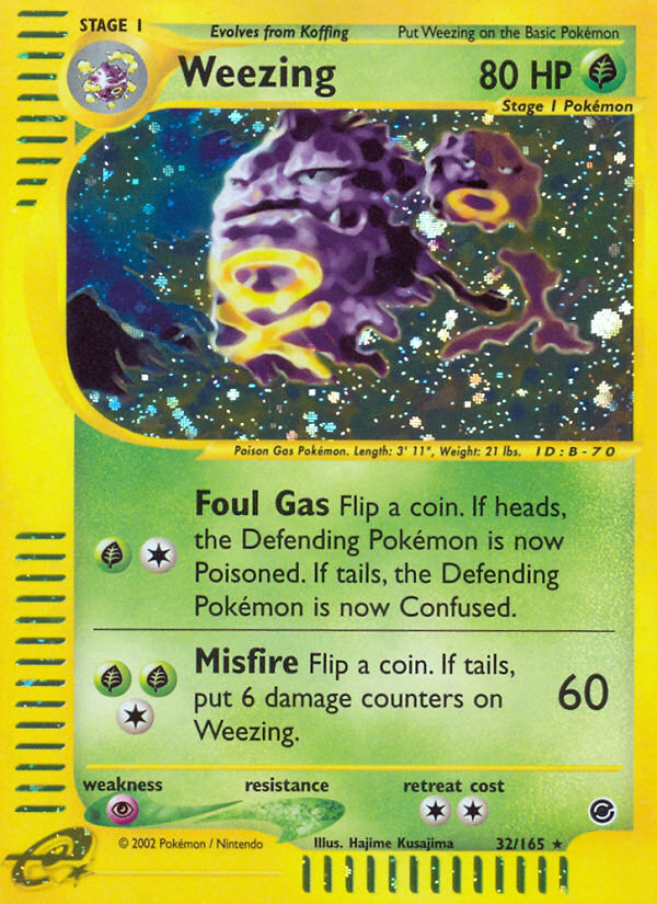 Weezing 32/165 Expedition Base Set