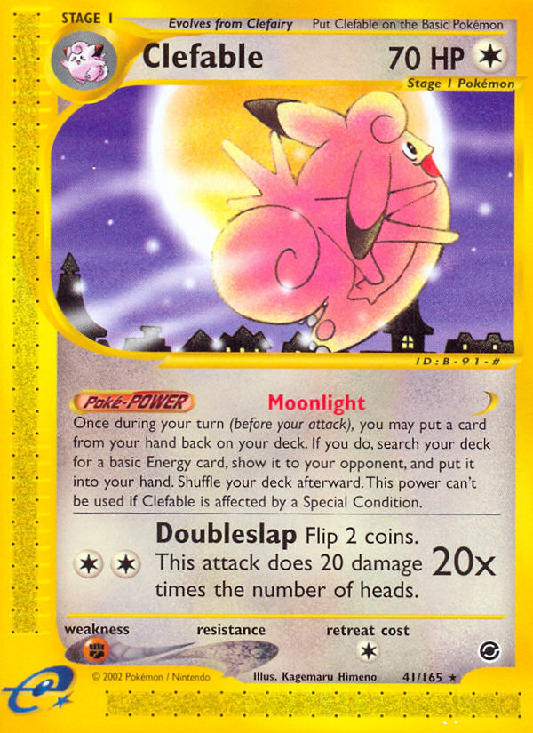 Clefable 41/165 Expedition Base Set