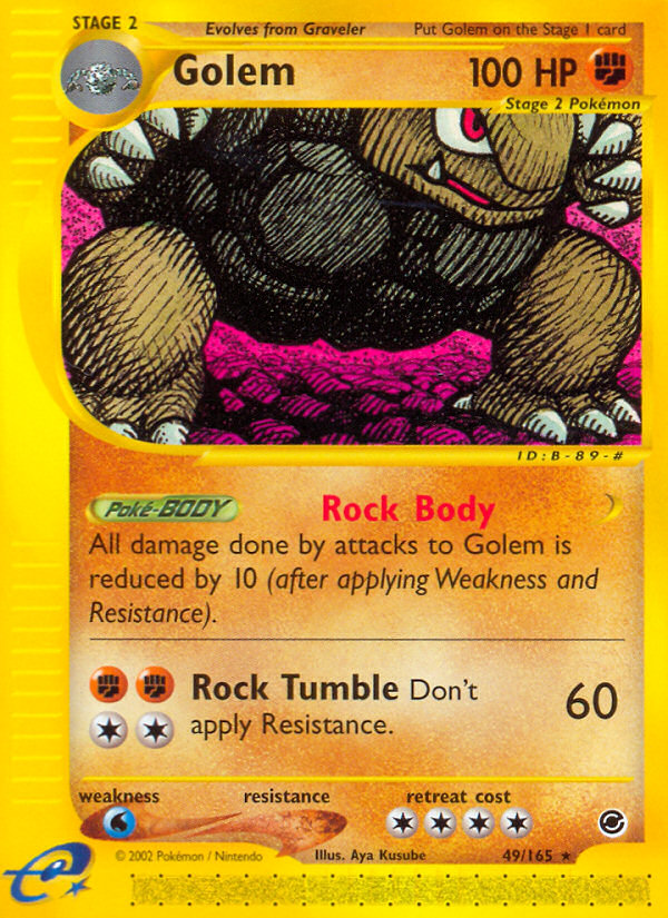 Golem 49/165 Expedition Base Set