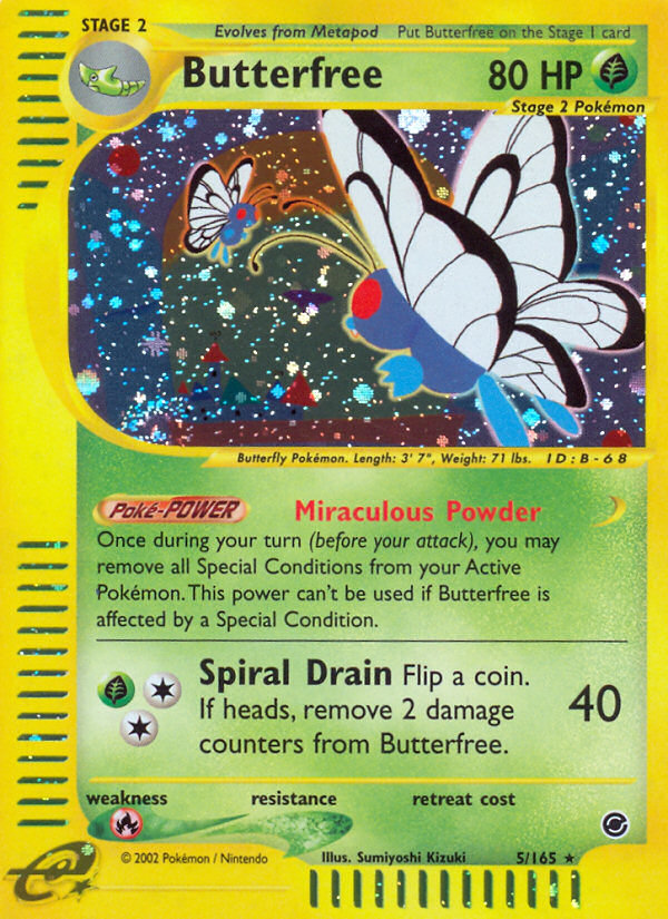 Butterfree 5/165 Expedition Base Set
