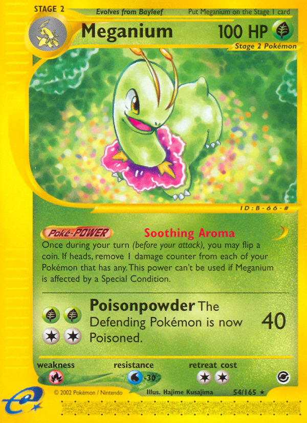 Meganium 54/165 Expedition Base Set