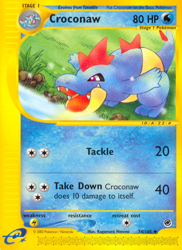 Croconaw 74/165 Expedition Base Set