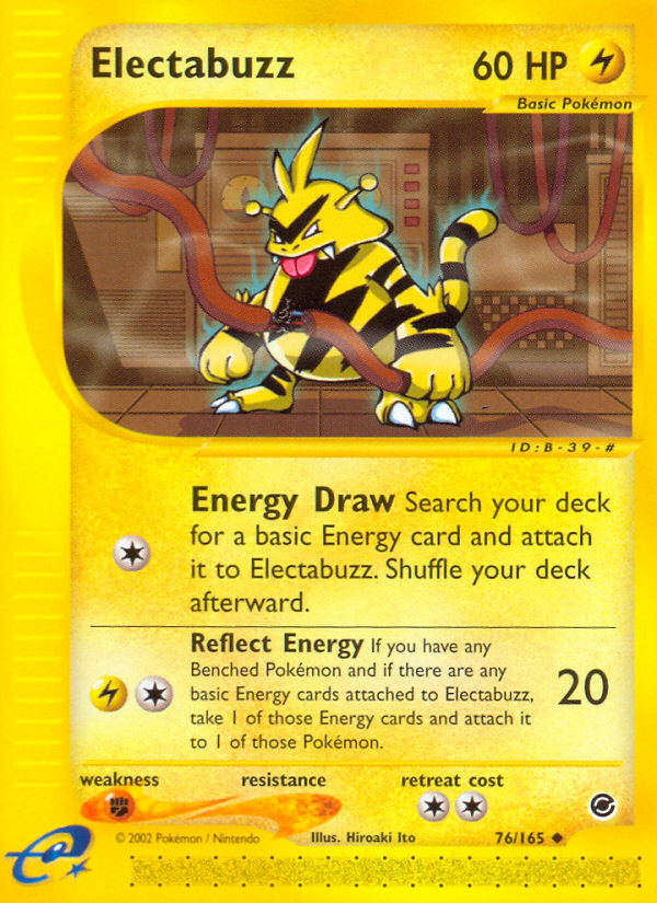 Electabuzz 76/165 Expedition Base Set