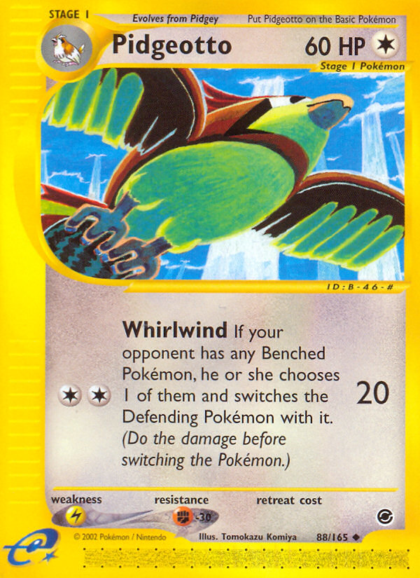 Pidgeotto 88/165 Expedition Base Set
