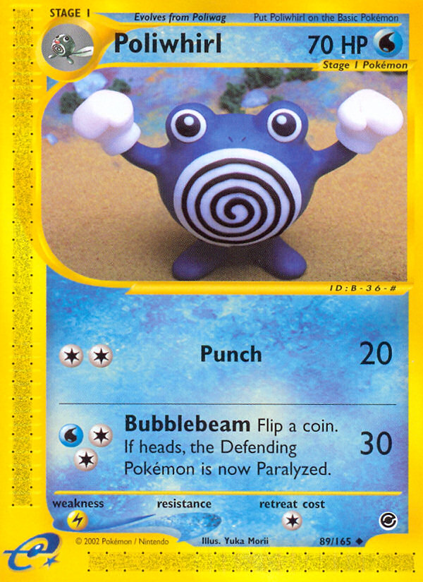 Poliwhirl 89/165 Expedition Base Set