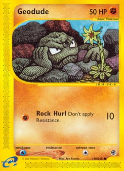 Geodude 110/165 Expedition Base Set