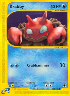 Krabby 115/165 Expedition Base Set