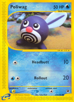 Poliwag 125/165 Expedition Base Set