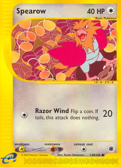 Spearow 130/165 Expedition Base Set