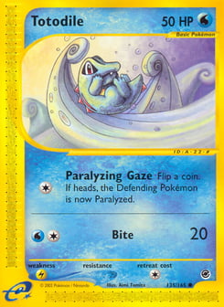 Totodile 135/165 Expedition Base Set