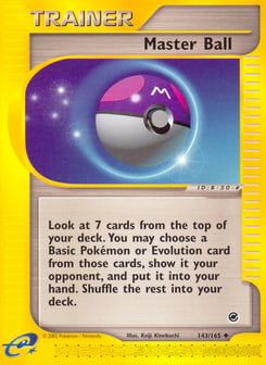 Master Ball 143/165 Expedition Base Set