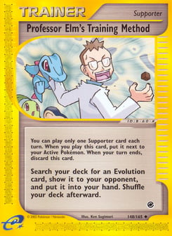 Professor Elm's Training Method 148/165 Expedition Base Set